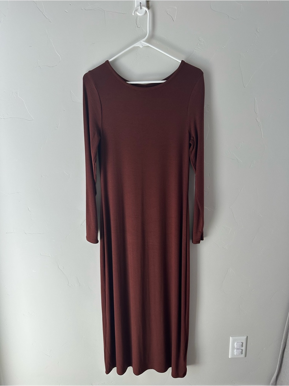 a new day Long Sleeve Maxi Dress in Brown
